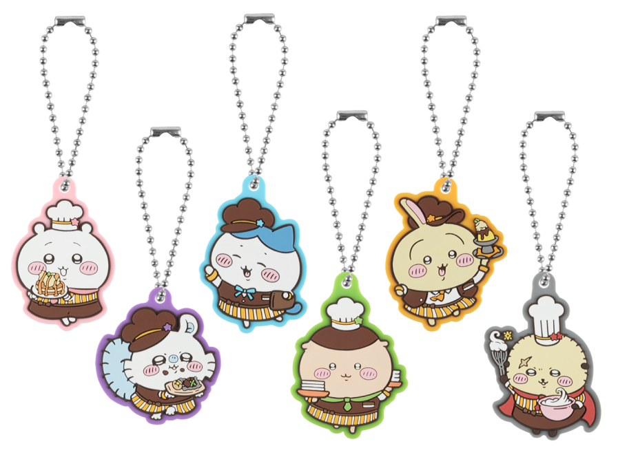 ココス×ちいかわ オリジナルラバーキーホルダー 全6種