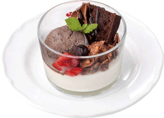ジョリーパスタ「グラスドルチェ チョコレート」