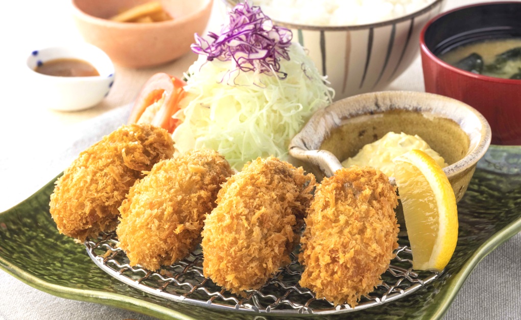 大粒牡蠣フライ定食(4個)
