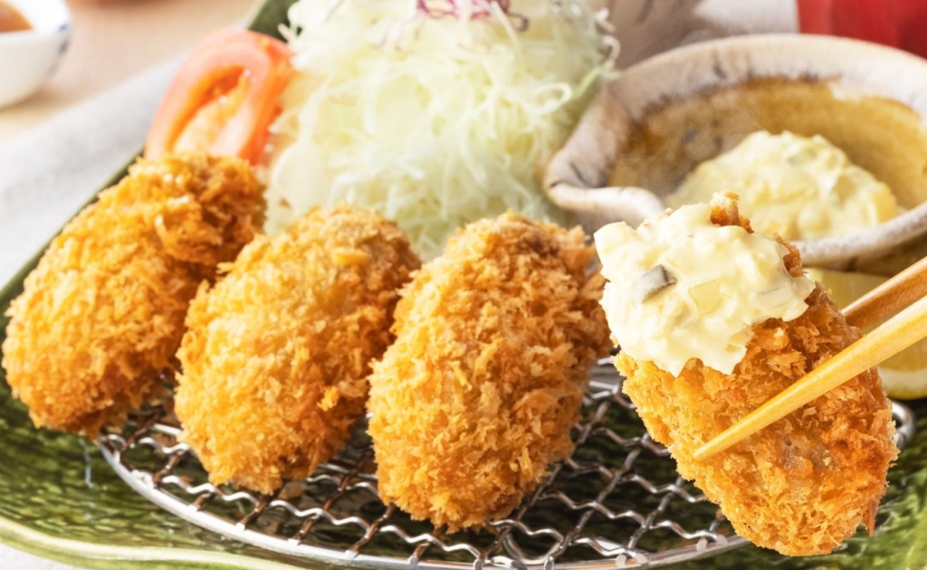 大粒牡蠣フライ定食(4個)