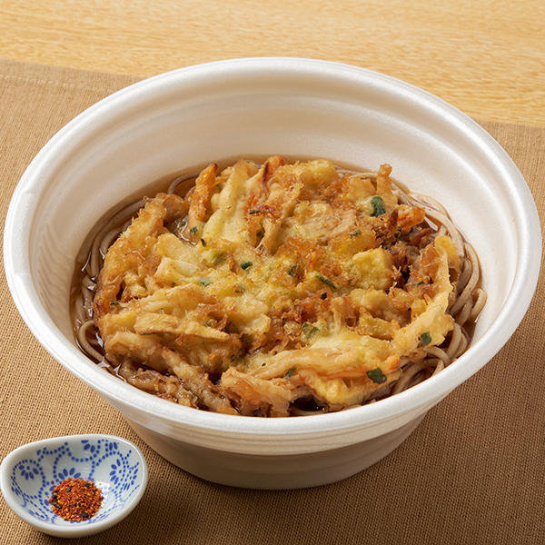 ファミマ「だし香る かき揚げそば」