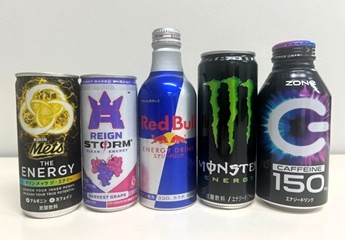 各社のエナジードリンク