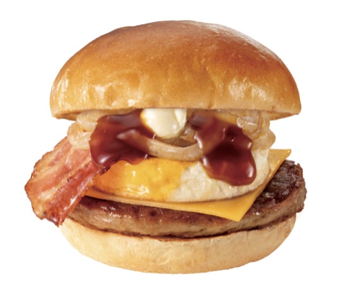 ファーストキッチン「チーズこく旨BBQベーコンエッグバーガー」