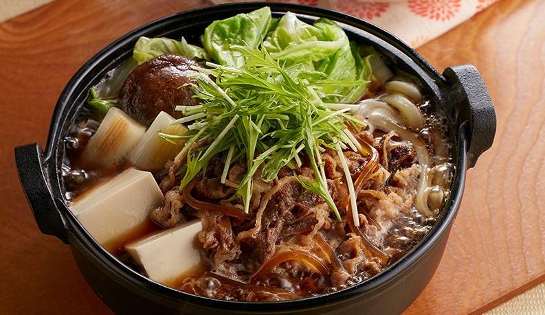 ジョイフル「肉増し!すき焼き鍋定食」