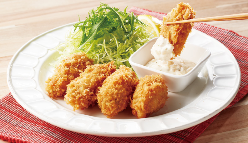 ジョイフル「広島県産かきフライ定食」