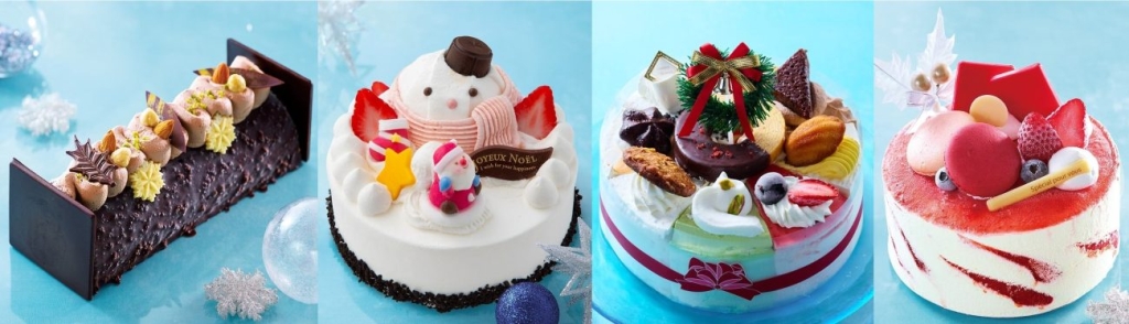 Xmasアイスデコレーション「ノエルショコラ」「パリパリチョコバニラ&チョコクッキー」「アソートケーキ THE ICE CREAM SHOP」「プレミアムフレジェ」