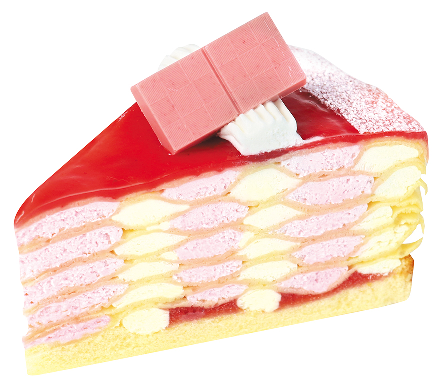 不二家洋菓子店「LOOK彩色苺ミルクレープ(あまおう苺)」