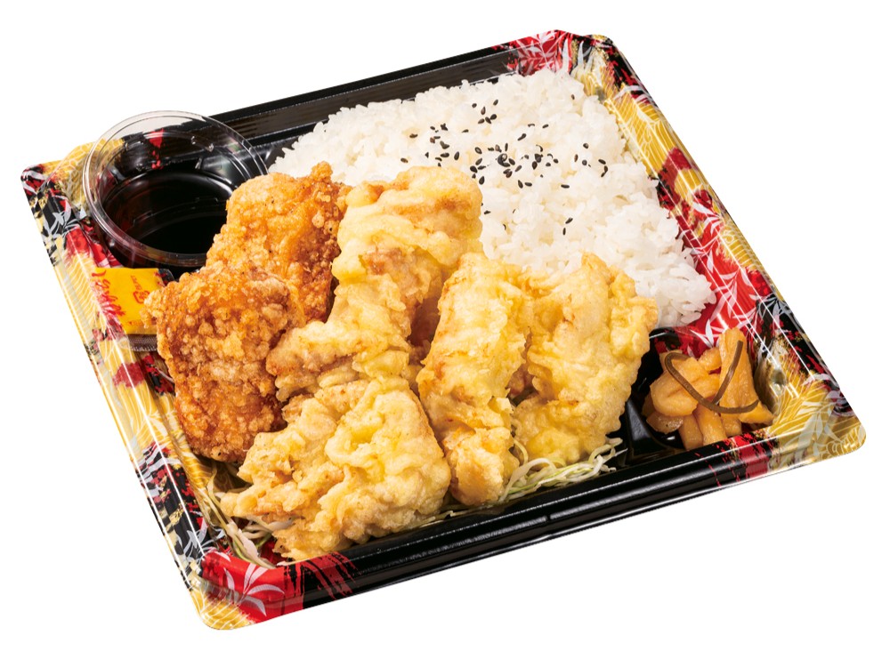からあげ縁「とり天合盛り弁当」