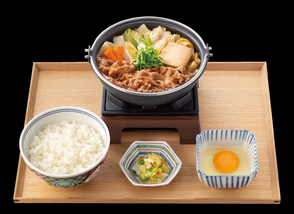 吉野家「牛すき鍋膳」