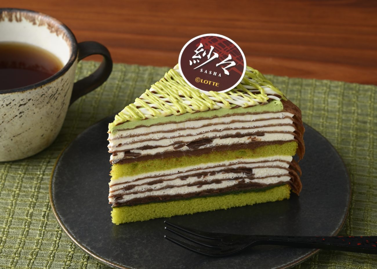 銀座コージーコーナー「紗々ミルクレープ(抹茶ティラミス)」イメージ