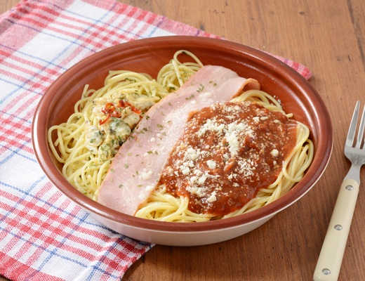 ローソン「よくばりセットメシ ボンゴレ&トマト」