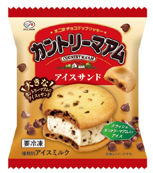 「カントリーマアムアイスサンド」
