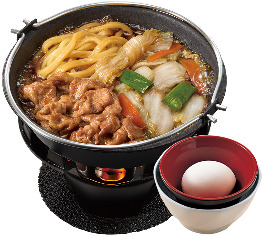 すき家「牛すき鍋 単品」(たまご1個)