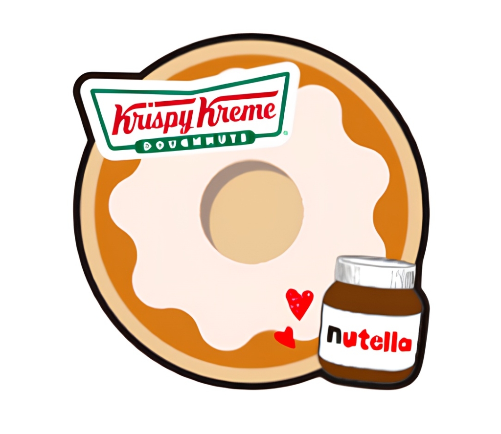 ヌテラ×クリスピー・クリーム・ドーナツ コラボステッカー