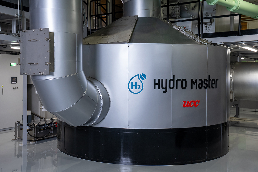UCC富士工場にある大型水素焙煎機「HydroMaster/ハイドロマスター」