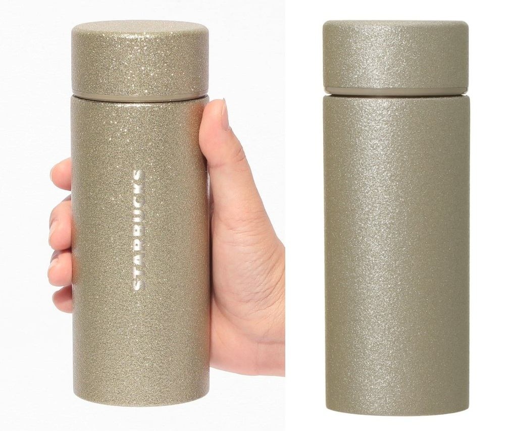 ステンレスボトルグリッターシャンパンゴールド355ml