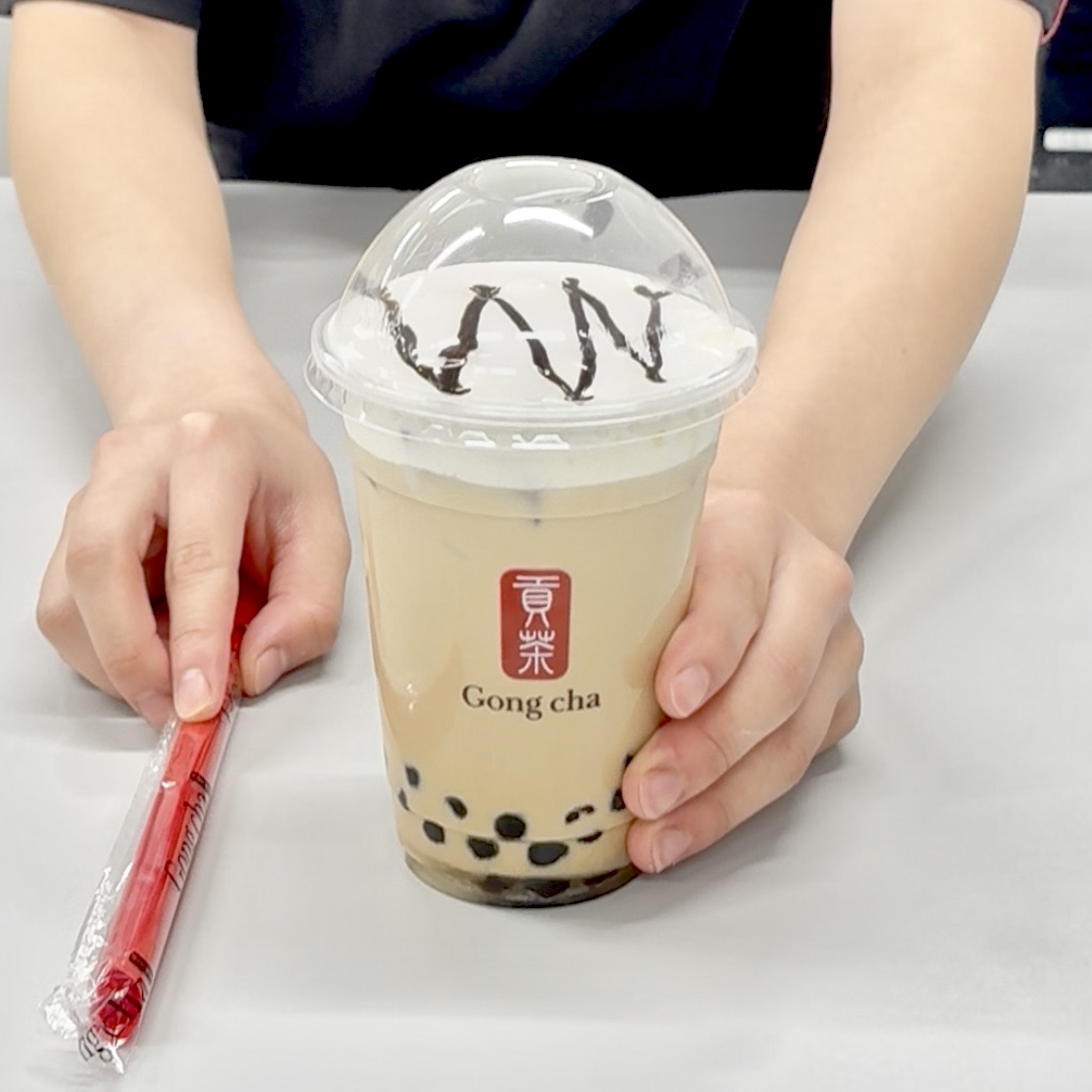 ゴンチャ「台湾豆花 パール ミルクティー」提供イメージ