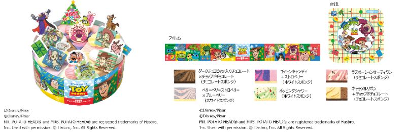 サーティワン「トイ・ストーリー クリスマス パレット6」