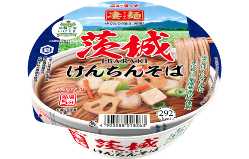 ヤマダイ ニュータッチ 凄麺 ご当地シリーズ 茨城けんちんそば