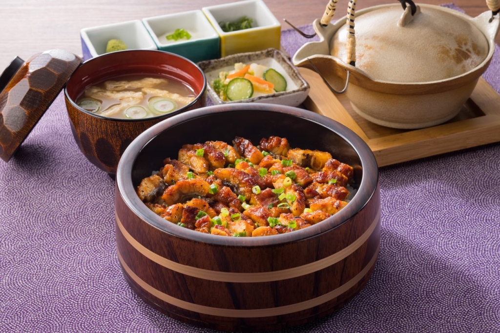 メニュー引換券の対象商品「鰻のひつまぶし」