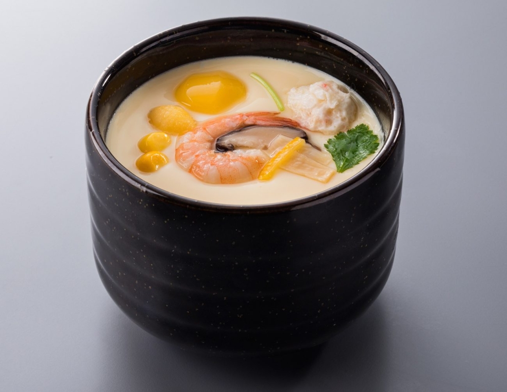 メニュー引換券の対象商品「名物ジャンボ茶わんむし」