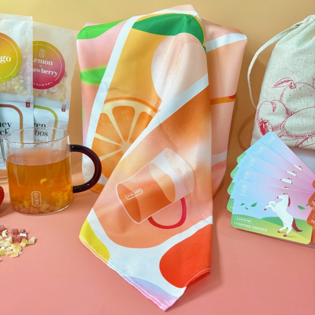 ゴンチャ オリジナルバンダナ