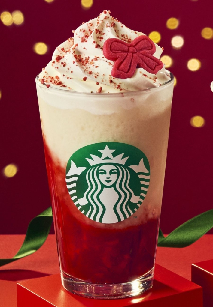 ストロベリー & ジョイフルメドレー ティー フラペチーノ