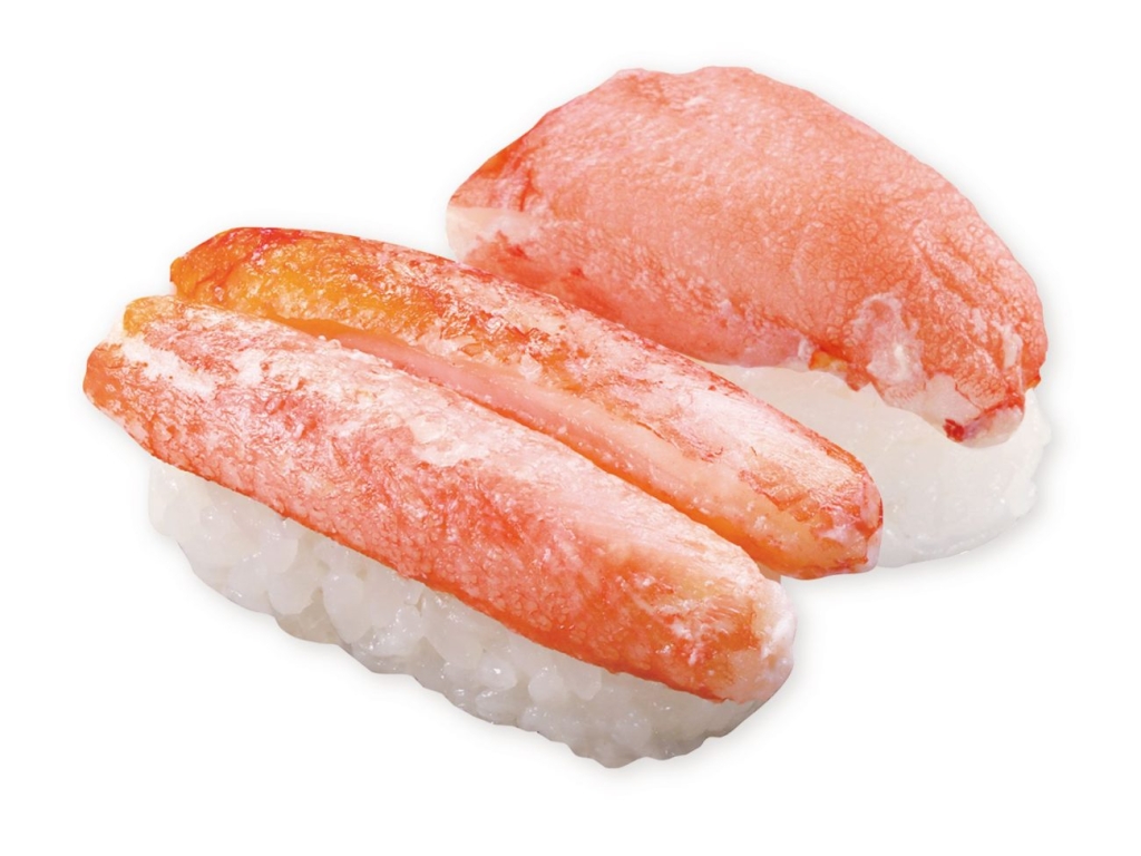 くら寿司「丸ズワイガニ二種盛り」