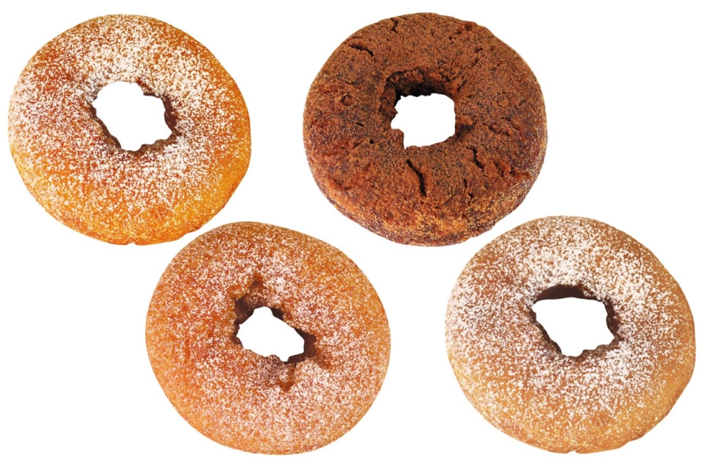 「milkyドーナツ」プレーン・いちご・チョコレート・キャラメル(季節限定)