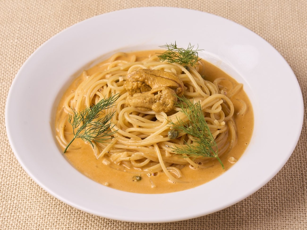 「ウニのトマトクリーム」