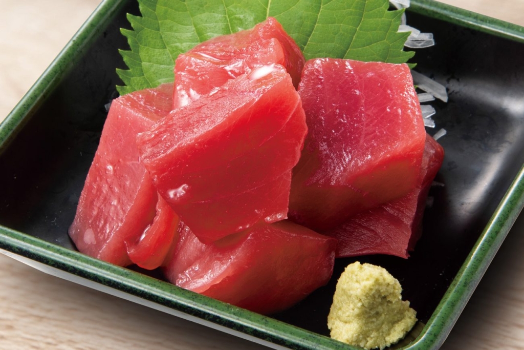 豊洲市場直送の新鮮「鮪ブツ」(通常390円→299円)