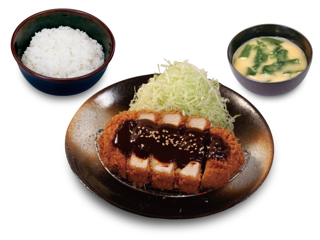 「超厚切り味噌ロースかつ定食」