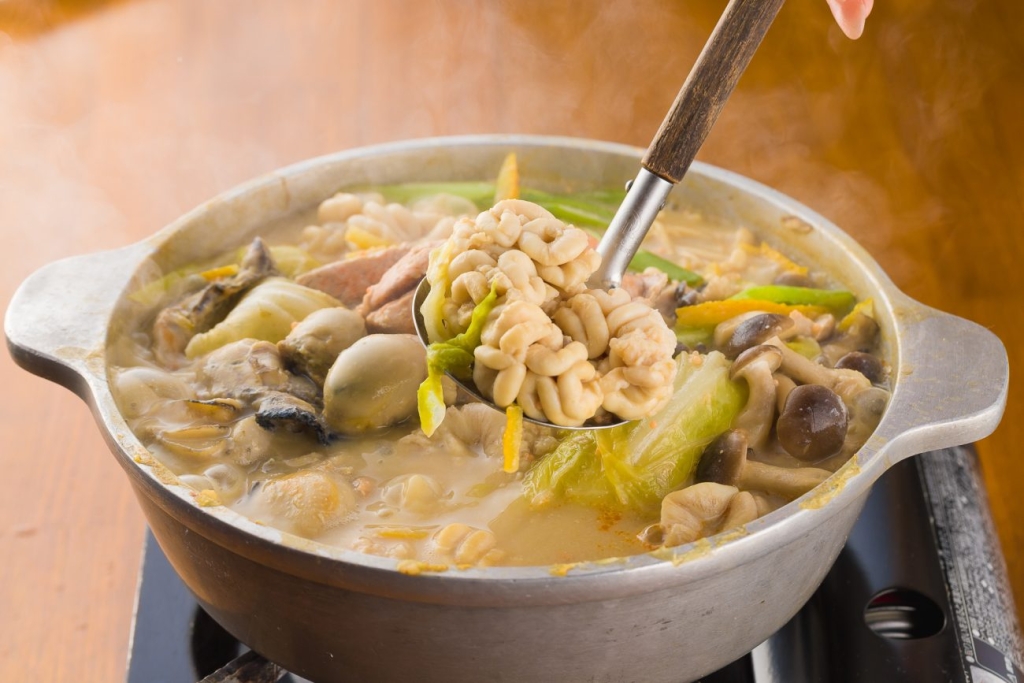 痛風鍋はコース料理でも楽しめるという