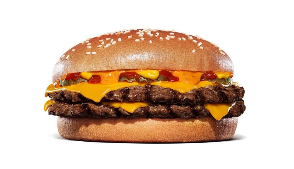 「ダブルにんにく・ガーリックバーガー」