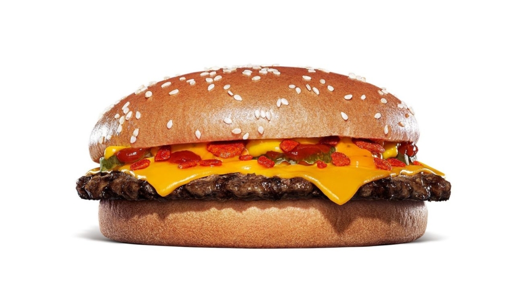 「スパイシーにんにく・ガーリックバーガー」