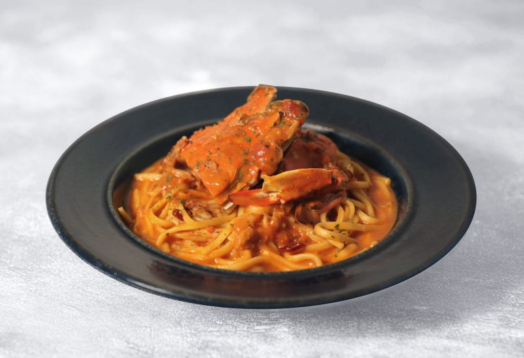 渡り蟹のトマトクリーム