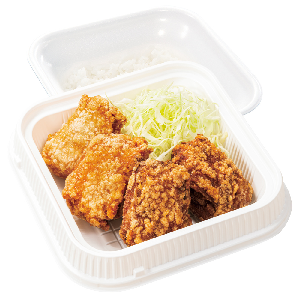 にんにく味噌からあげ合盛り弁当