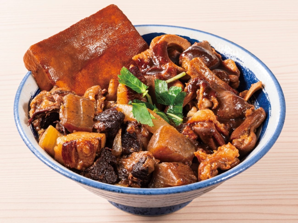 合い盛り牛ホルめし