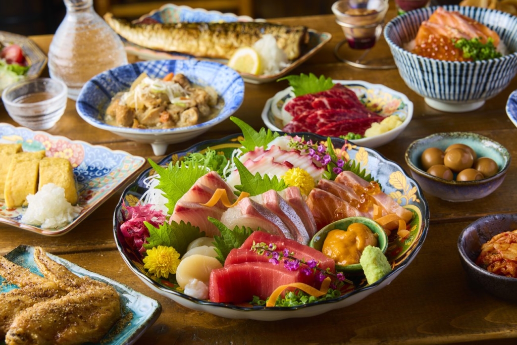 80種類以上の料理を取り揃えている