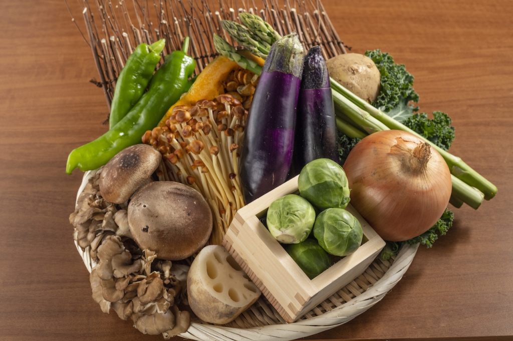 焼き野菜には国産野菜を使用