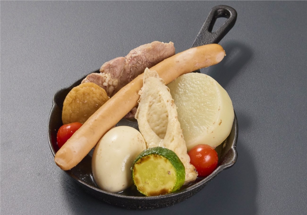 白ビール煮込みおでん8種盛り合わせ