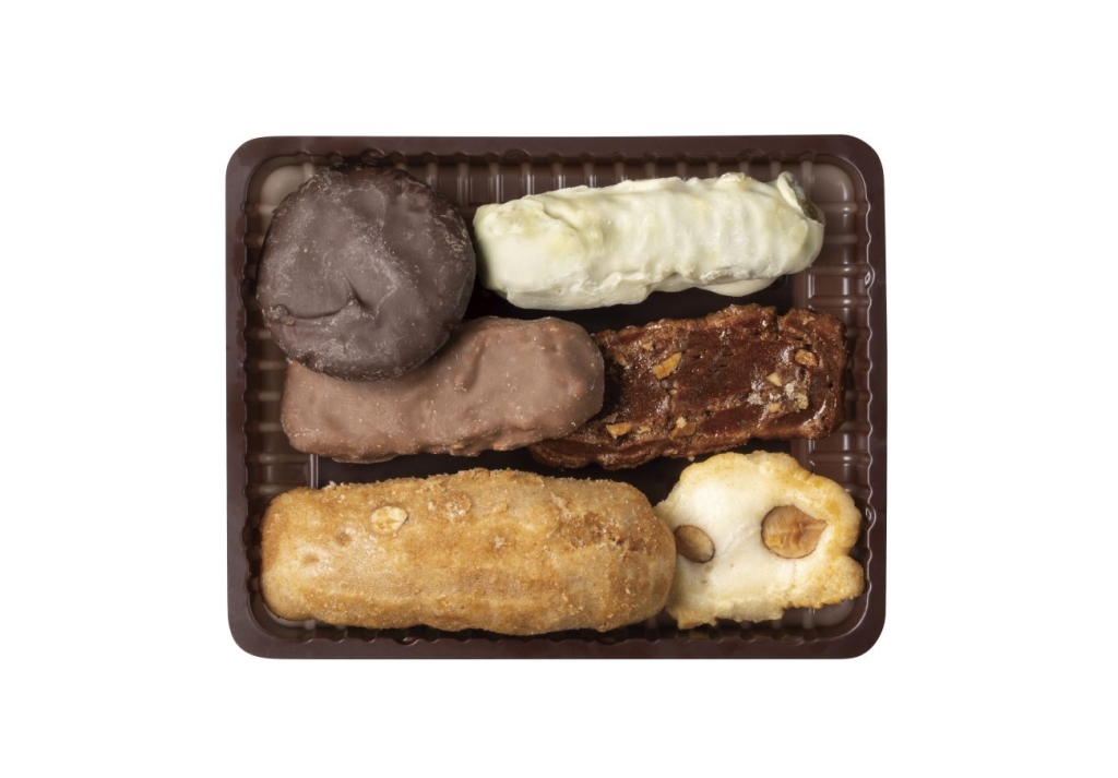 「ひとくちあられ ショコラミックス」詰め合わせトレーのイメージ