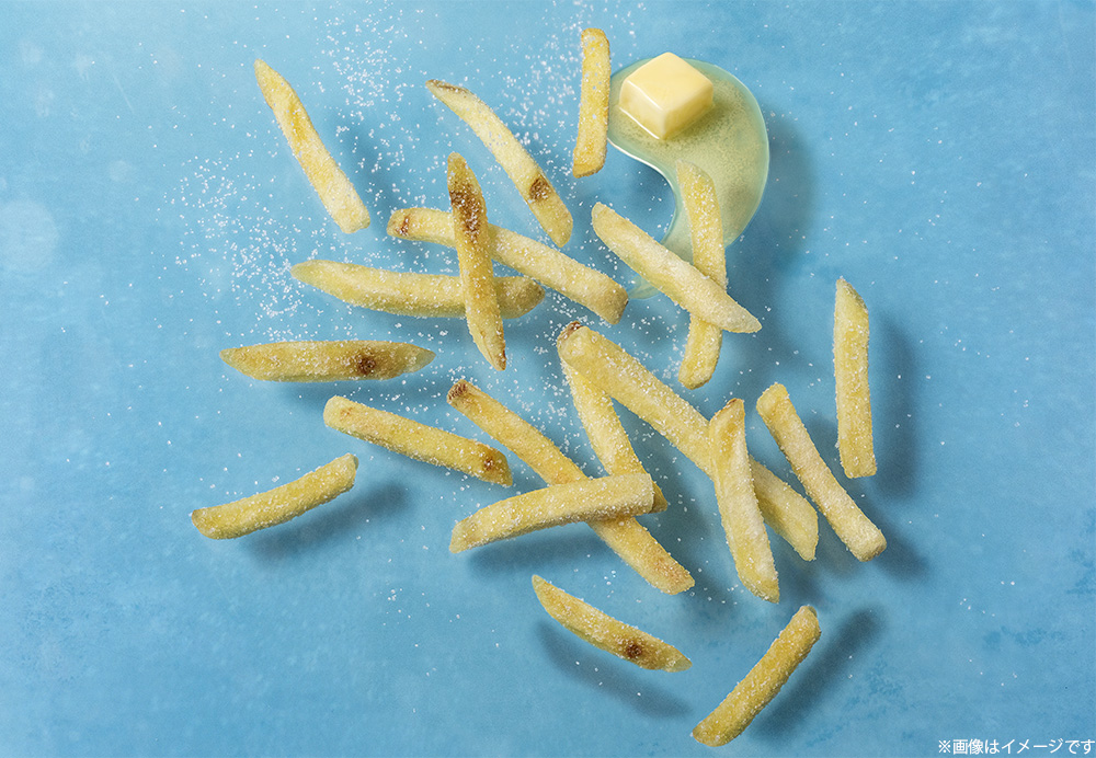 バターの芳醇な香りと砂糖の粒がきらめく見た目を再現