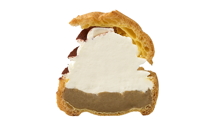 Wシュー(ティラミス) 断面