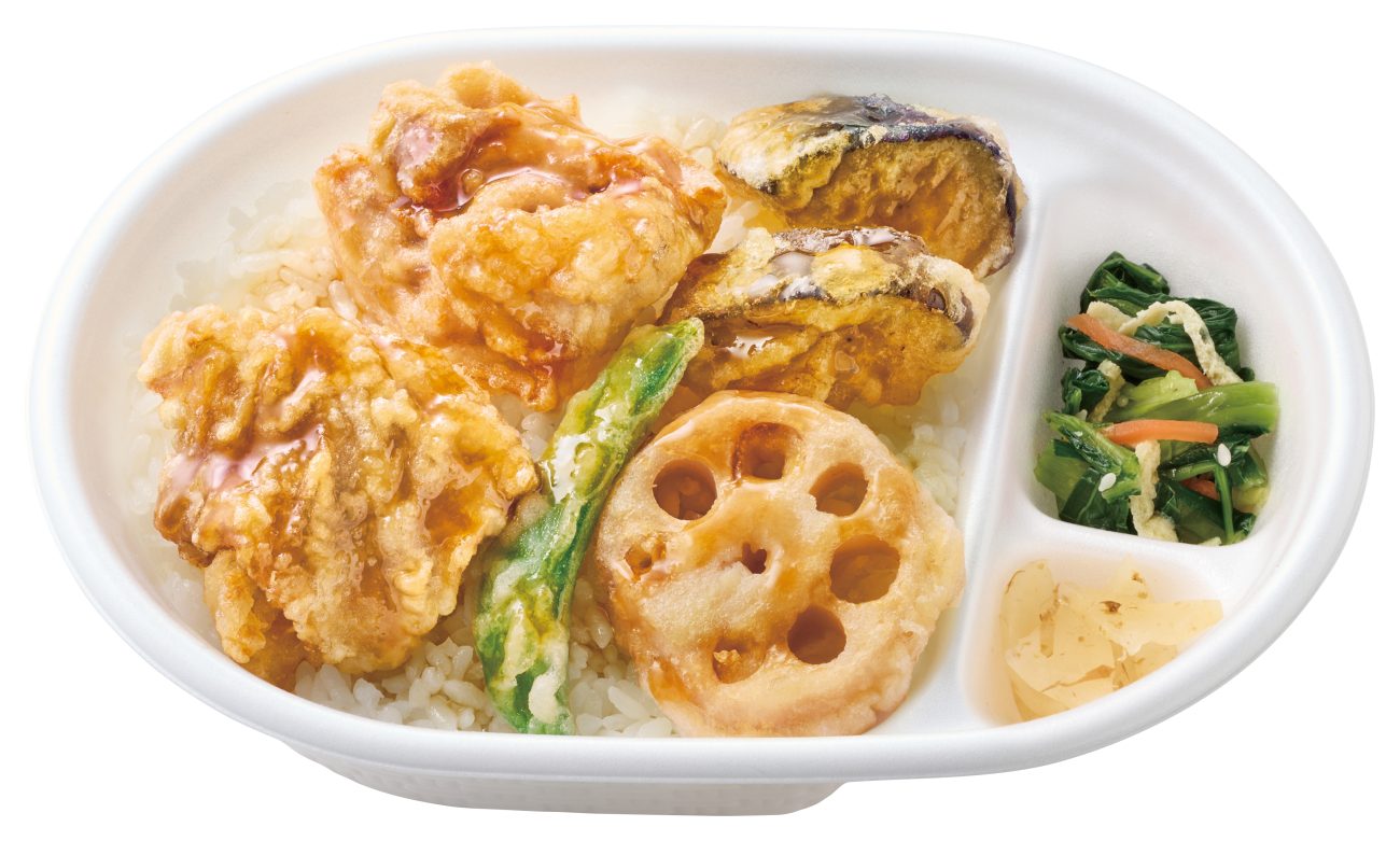 ほっともっと「550ランチシリーズ とり天ランチ」