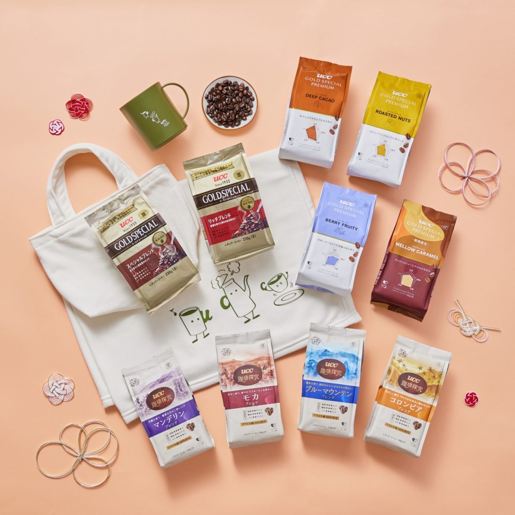 コーヒー福袋2026 オリジナルバッグ入りブランケット&マグカップ付き 豆セット