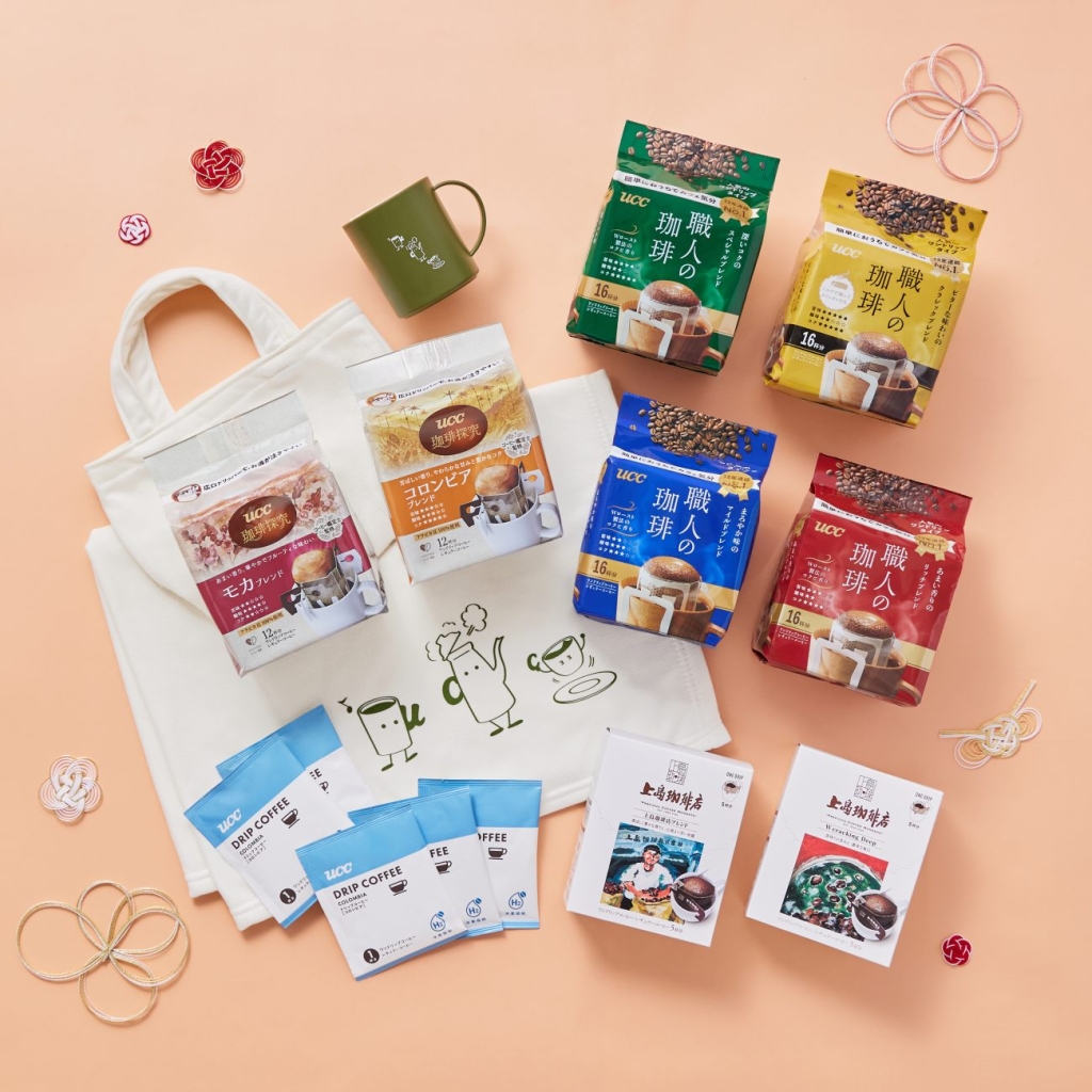 コーヒー福袋2026 オリジナルバッグ入りブランケット&マグカップ付き ワンドリップコーヒーセット