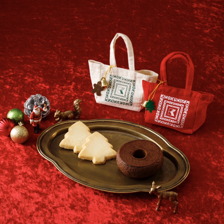 紀ノ国屋 クリスマスミニスイーツバッグ(ジンジャーマン/ツリー)