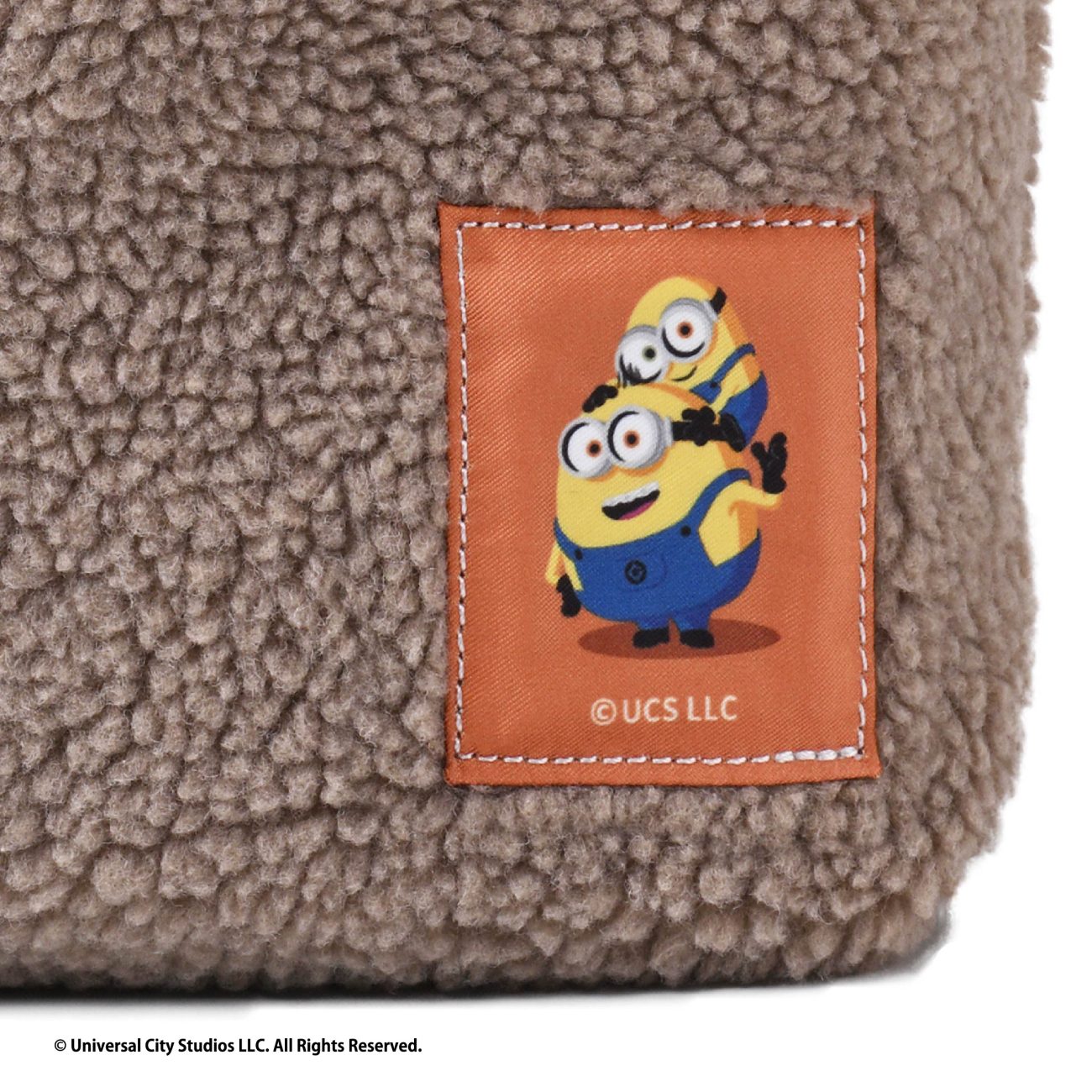 〈ミニオンズ〉カフェ･ド･クリエ ハッピーバッグ「ボアバッグ(ブラウン)」