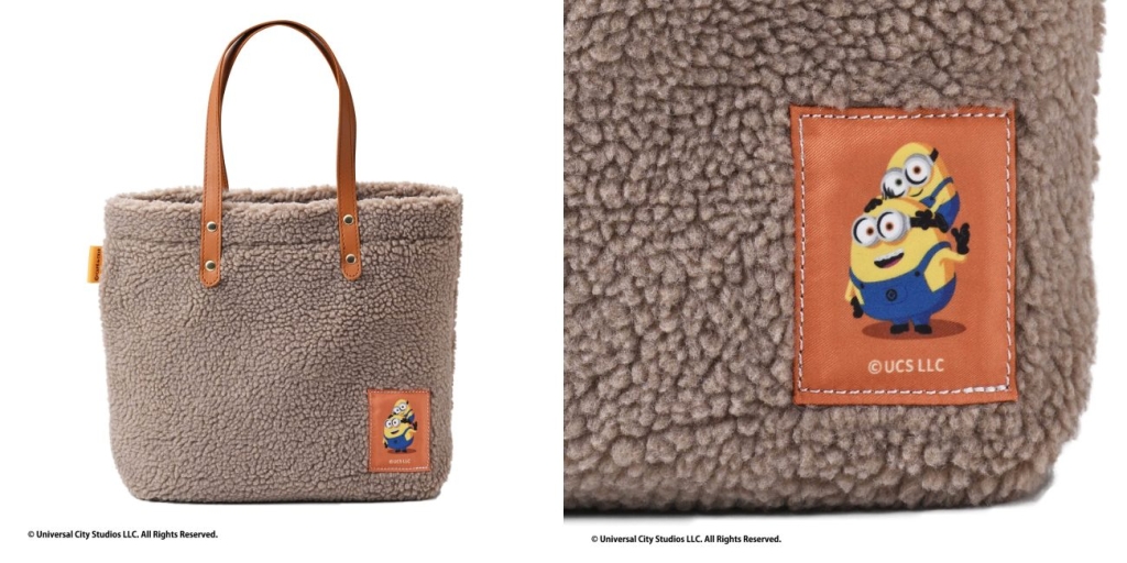 〈ミニオンズ〉カフェ･ド･クリエ ハッピーバッグ「ボアバッグ(ブラウン)」